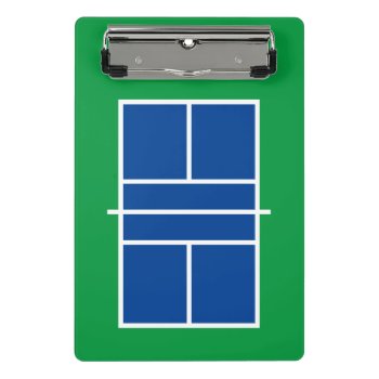 Pickleball Court Mini Clipboard For Coach & Player by imagewear at Zazzle