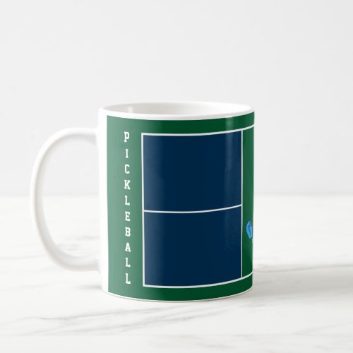 Pickleball Court Novelty  Coffee Mug