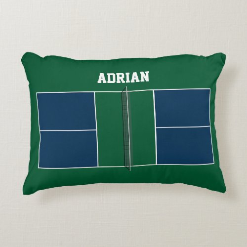 Pickleball Court Personalised  Accent Pillow