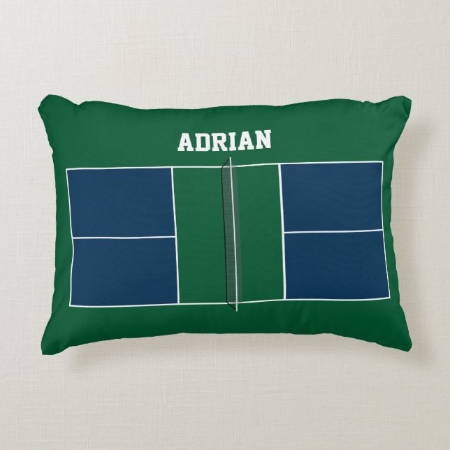 Pickleball Court Personalised  Accent Pillow (Front)