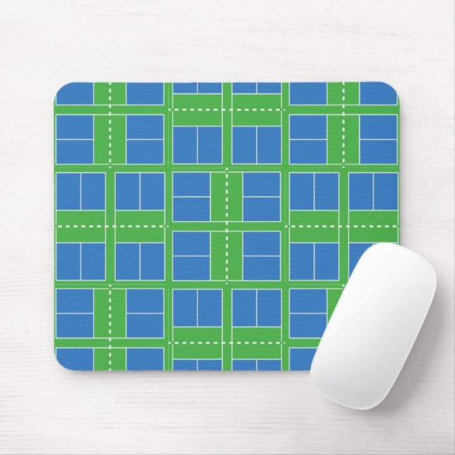 Pickleball Courts Standard Blue and Green  Mouse Pad (With Mouse)