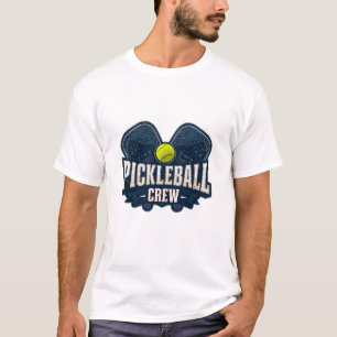 Pickleball Crew Shirt – Vintage Pickleball Team Ba