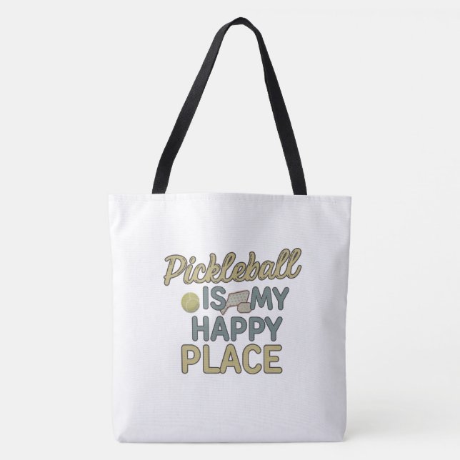 Pickleball Crew Tote Bag – Pickleball Player Shoul (Front)