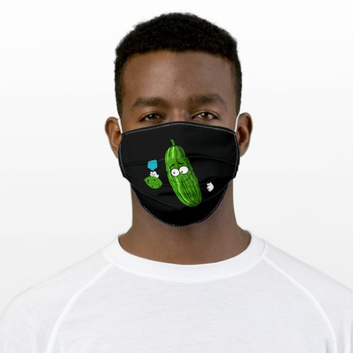 Pickleball Cucumber Player Adult Cloth Face Mask