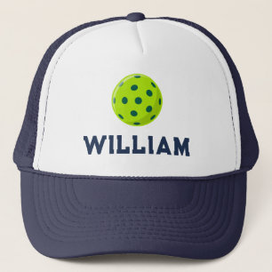 Pickleball Custom Name, Text, Monogram   DIY Trucker Hat