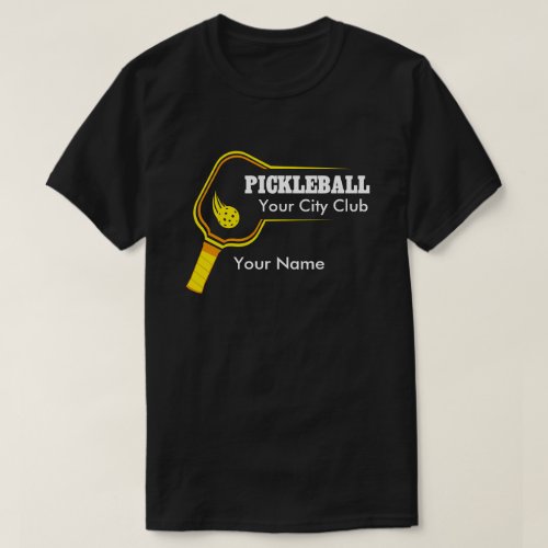Pickleball Customizable Pickleball Club T_shirt