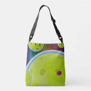 Pickleball Customize Personalize Pickle Ball Fun Crossbody Bag