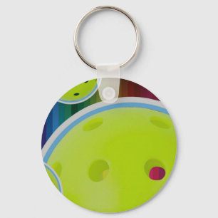 Pickleball Customize Personalize Pickle Ball Fun Keychain