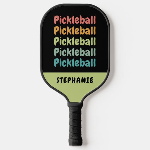 Pickleball Cute Pickleball Player Personalized  Pickleball Paddle