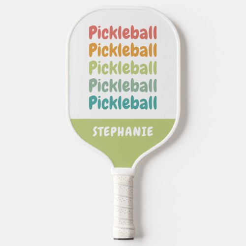 Pickleball Cute Pickleball Player Personalized Pickleball Paddle