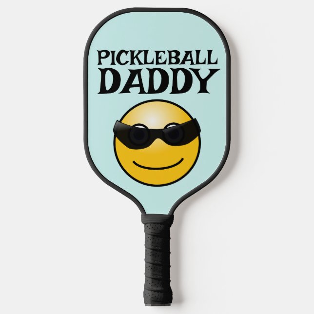 PICKLEBALL DAD DADDY FUNNY PADDLE (Front)