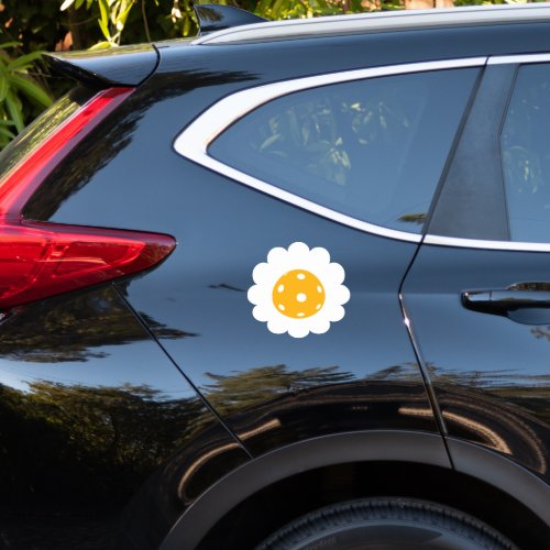 Pickleball daisy cute car sticker