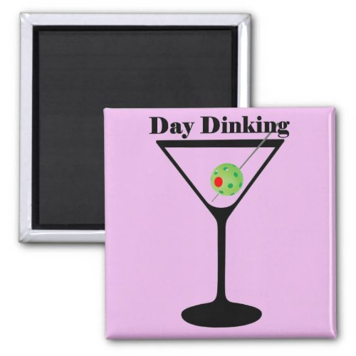 Pickleball Day Dinking Martini Pickleball Olive Magnet