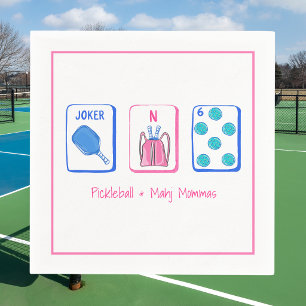 Pickleball Days & Mahjong Nights Party Napkins