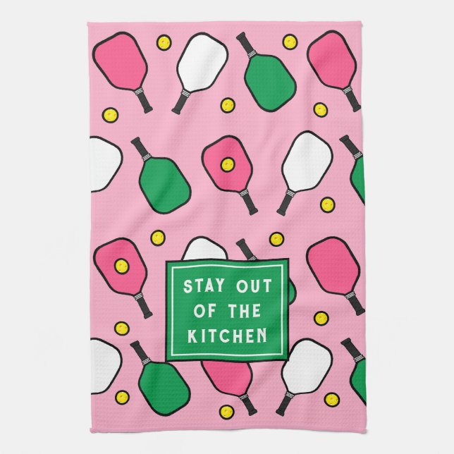 Pickleball Decor Kitchen Towel (Vertical)