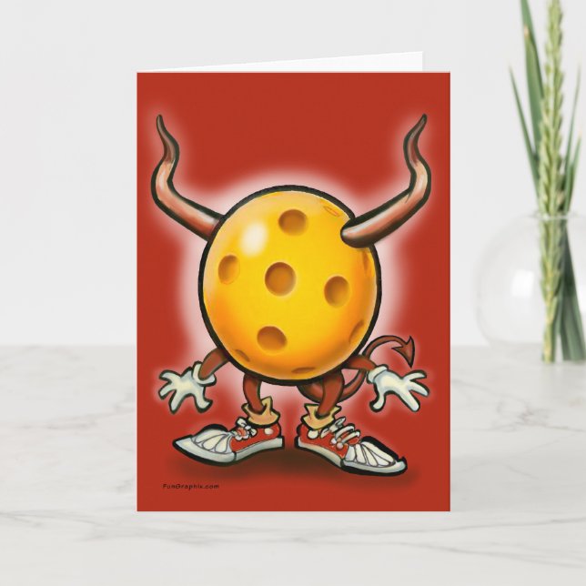 Pickleball Demon Card (Front)