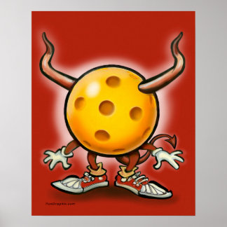 Pickleball Demon Poster