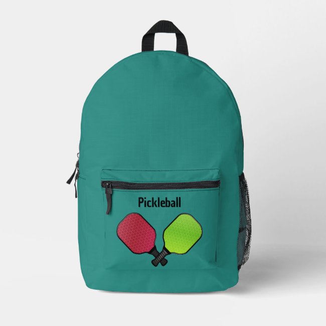 Pickleball Design Back Pack