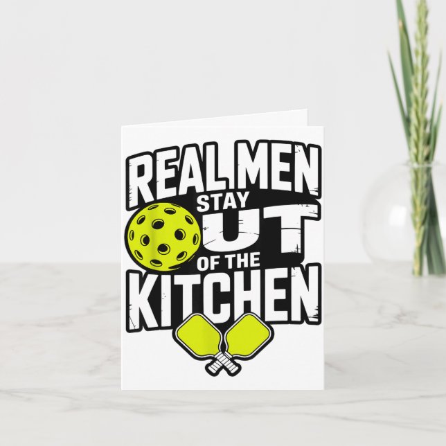 Pickleball design for men boys pickle ball card (Front)