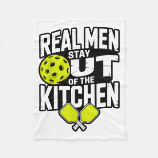 Pickleball design for men boys pickle ball fleece blanket