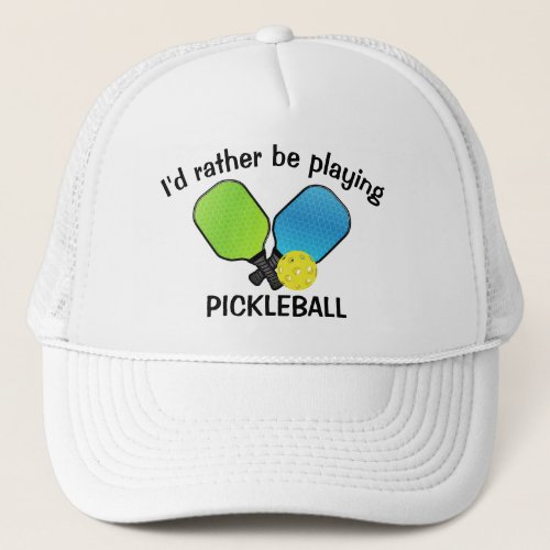Pickleball Design Hat