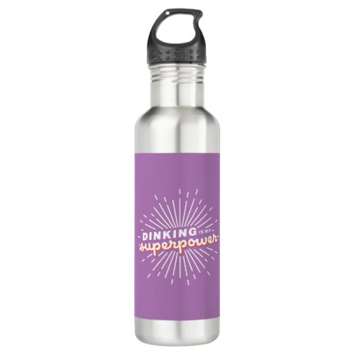 Pickleball Dinking is My Superpower Funny Gift Stainless Steel Water Bottle