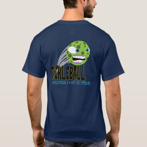 Pickleball Dont Get Smashed Flying Ball T_Shirt