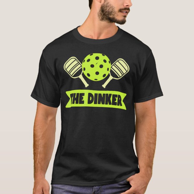 Pickleball Doubles Partner Day Dinkers Pickle T-Shirt (Front)
