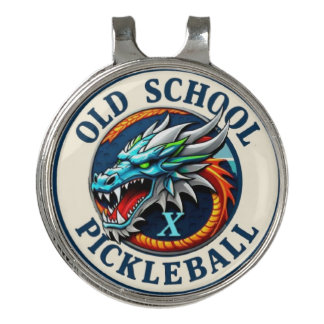 Pickleball Dragon X Team Old School tool Golf Hat Clip