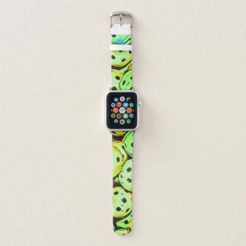 Pickleball Dream Yellow and Green Balls Apple Watch Band