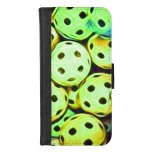Pickleball Dream Yellow and Green Balls iPhone 8/7 Wallet Case