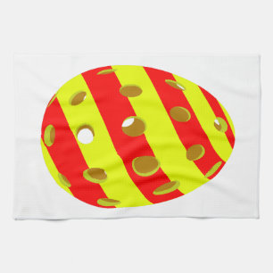 Pickleball Easter Egg Kitchen Towel