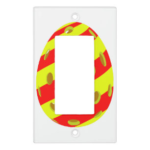 Pickleball Easter Egg Light Switch Cover