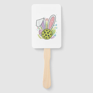 Pickleball Easter T-Shirt Hand Fan