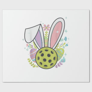 Pickleball Easter T-Shirt Wrapping Paper