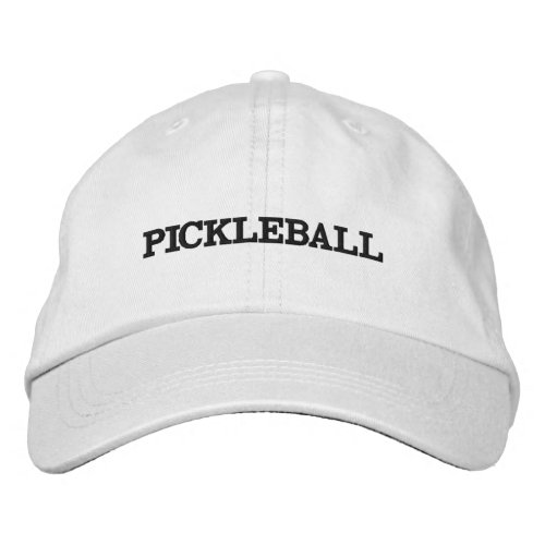 Pickleball Embroidered Baseball Cap