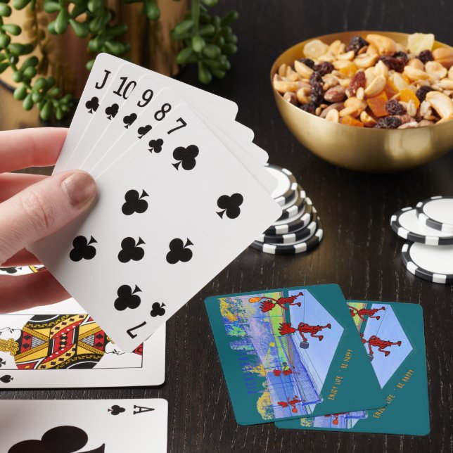 Pickleball Enjoy Life ... Classic Playing Cards (In Situ)