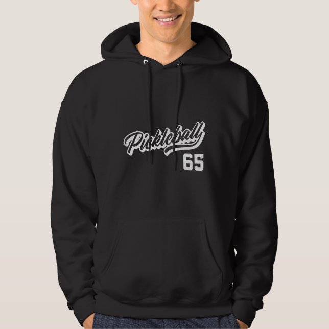 Pickleball Est 1965 Funny Pickleball Player Hoodie (Front)