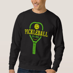 PickleBall Est 1965 Vintage Distressed PickleBall Sweatshirt