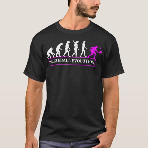 Pickleball Evolution Player Sports Paddleball Padd T_Shirt