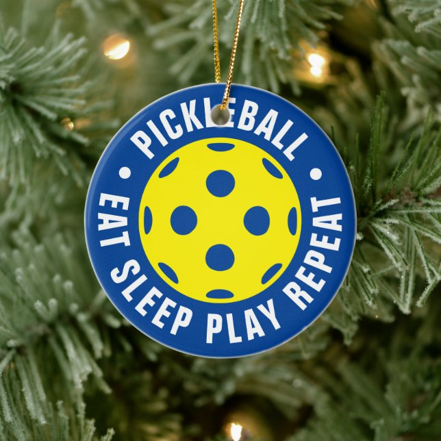 Pickleball fan Christmas tree ornament gift (Tree)