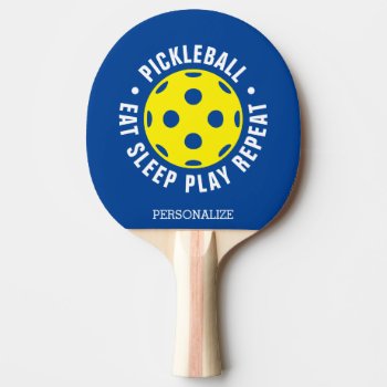 Pickleball Fan Ping Pong Paddle For Table Tennis by imagewear at Zazzle