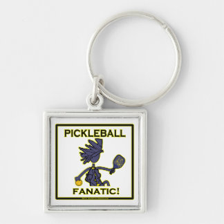 Pickleball Fanatic Gifts & T Shirts Keychain