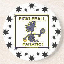 Pickleball Fanatic Sandstone Coaster Pickleball Fanatic Sandstone Coaster