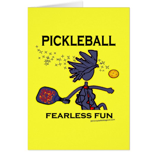 Pickleball Fearless Fun Cards (Front)
