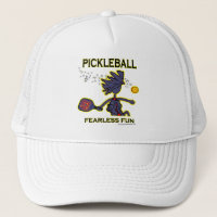 Pickleball Fearless Fun Trucker Hat