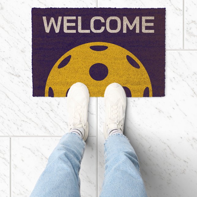 Pickleball fiber doormat (Insitu)