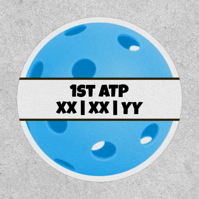 Pickleball First Around the Post ATP Blue Patch (Front)