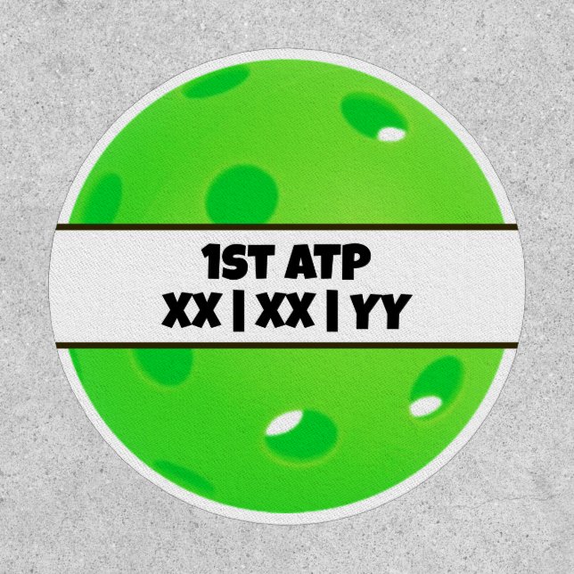 Pickleball First Around the Post ATP Green Patch (Front)