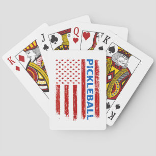 Pickleball Flag - Playing Paddleball Pickleball Am Poker Cards
